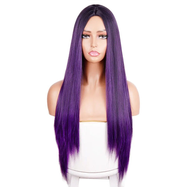 Stylonic Fashion Boutique Synthetic Wig Purple Synthetic Cosplay Wig Purple Synthetic Cosplay Wig - Stylonic Premium Wigs