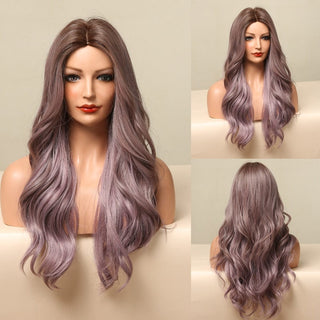 Stylonic Fashion Boutique Synthetic Wig Purple Wavy Wig Purple Wavy Wig - Stylonic Fashion Boutique