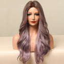 Stylonic Fashion Boutique Synthetic Wig Purple Wavy Wig Purple Wavy Wig - Stylonic Fashion Boutique