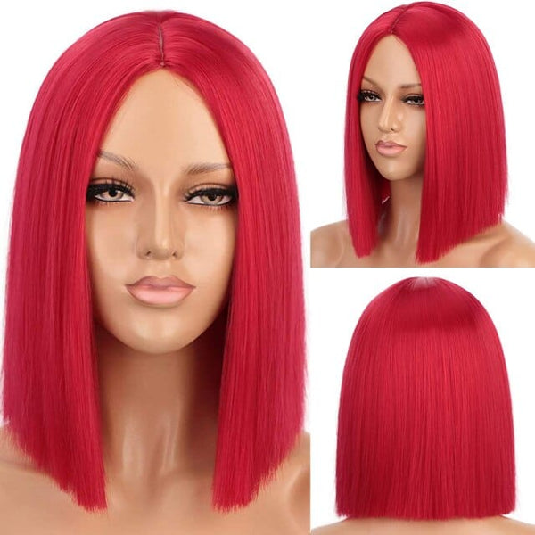 Stylonic Fashion Boutique Synthetic Wig Red Bob Wig Red Bob Wig - Stylonic Wigs
