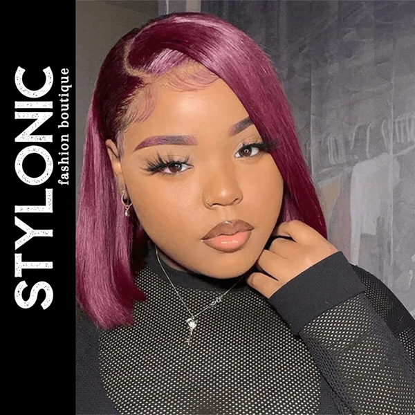 Stylonic Fashion Boutique Human Hair Wig Red Front Lace Wigs Red Front Lace Wigs - Stylonic Premium Wigs