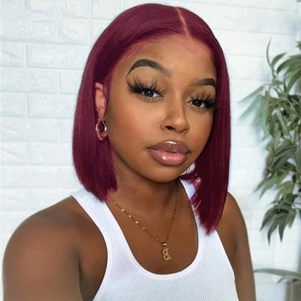 Stylonic Fashion Boutique Human Hair Wig Red Front Lace Wigs Red Front Lace Wigs - Stylonic Premium Wigs