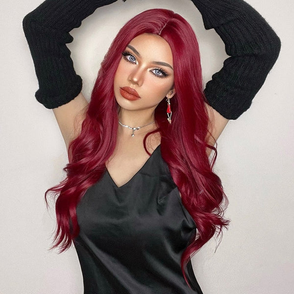 Stylonic Fashion Boutique Synthetic Wig Red Velvet Wig Wigs - Red Velvet Wig - Stylonic Fashion Boutique