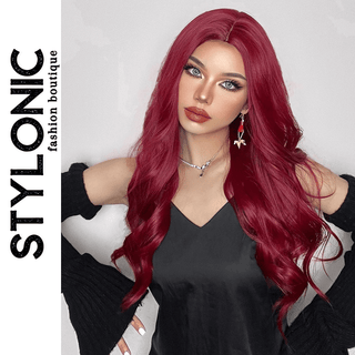 Stylonic Fashion Boutique Synthetic Wig Red Velvet Wig Wigs - Red Velvet Wig - Stylonic Fashion Boutique