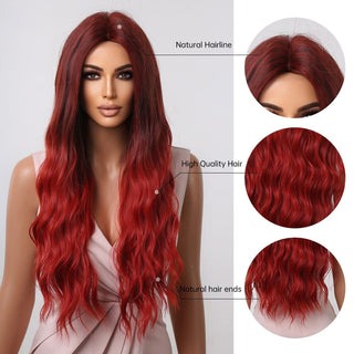 Long Red Wig