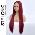 Stylonic Fashion Boutique Synthetic Wig T Part / 150% Red Wig Lace Front Red Wig Lace Front - Stylonic Premium Wigs