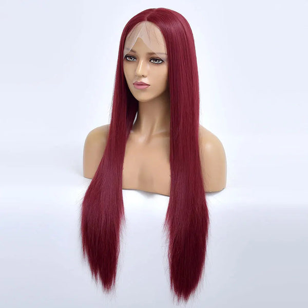 Stylonic Fashion Boutique Synthetic Wig Red Wig Lace Front Red Wig Lace Front - Stylonic Premium Wigs