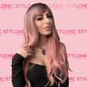 Stylonic Fashion Boutique Synthetic Wig Synthetic Pink Ombre Long Wavy Wig Synthetic Pink Ombre Long Wavy Wig - Stylonic Wigs