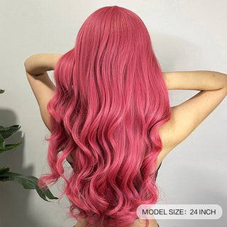 Long Pink Wig