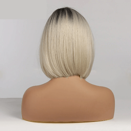 Stylonic Fashion Boutique Synthetic Wig Short Blonde Bob Wig Short Blonde Bob Wig - Stylonic Wigs