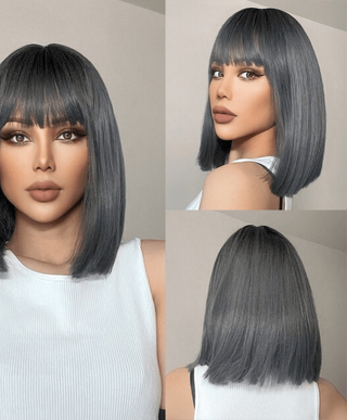 Stylonic Fashion Boutique Short Bob Wig Grey