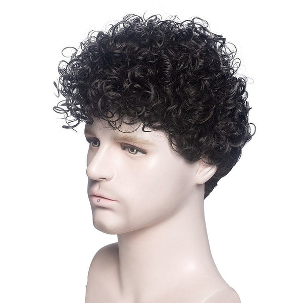 Stylonic Fashion Boutique Short Kinky Curly Wig for Man