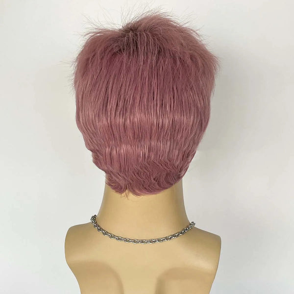 Stylonic Fashion Boutique pink Short Pink Wigs