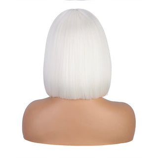 White Bob Wig