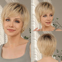 Stylonic Fashion Boutique Human Hair Wig Short Wigs Blonde Short Wigs Blonde - Stylonic Premium Wigs