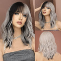 Stylonic Fashion Boutique Silver black Wavy Wig