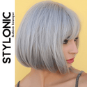 Stylonic Fashion Boutique Synthetic Wig Silver Bob Wigs | Silver Bob Wig  - Stylonic Fashion Boutique