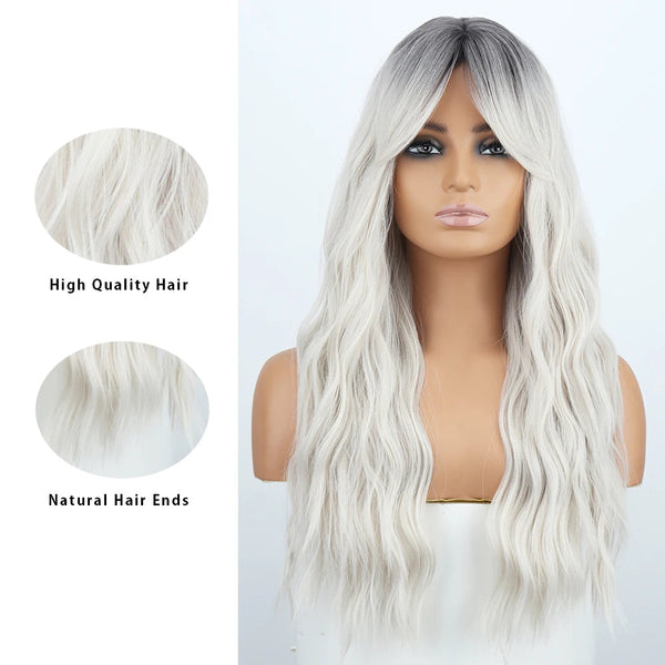 Stylonic Fashion Boutique Synthetic Wig Silver Hair Wig Silver Hair Wig - Stylonic Premium Wigs