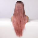 Stylonic Fashion Boutique Synthetic Wig Pink Straight Wig Pink Straight Wig - Stylonic Wigs