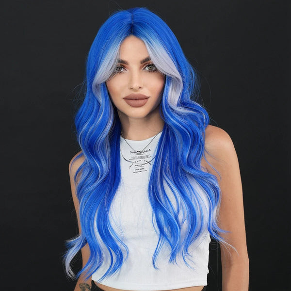 Stylonic Fashion Boutique Synthetic Wig Synthetic Blue Wig Synthetic Blue Wig: Features, Benefits, and Customer Reviews