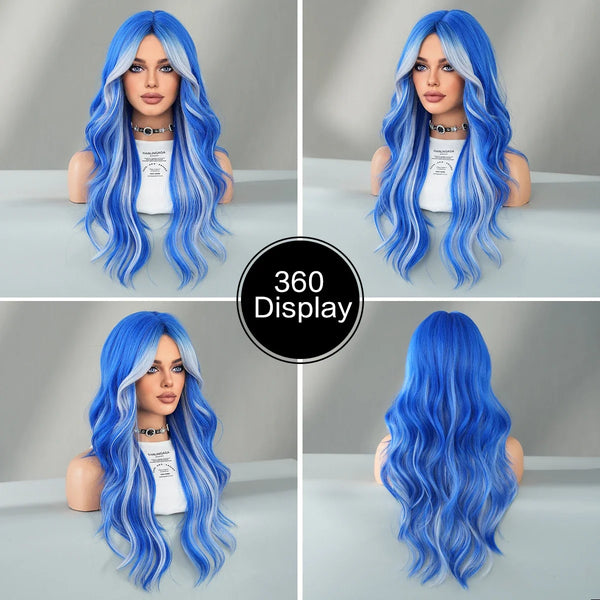 Stylonic Fashion Boutique Synthetic Wig Synthetic Blue Wig Synthetic Blue Wig: Features, Benefits, and Customer Reviews