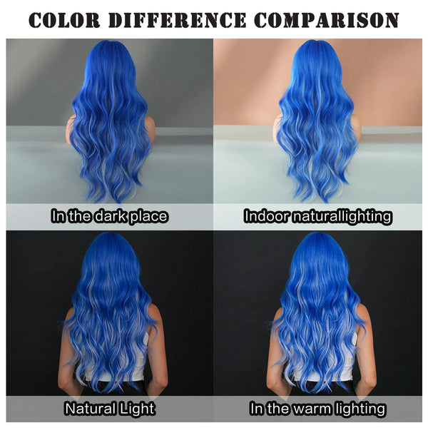 Stylonic Fashion Boutique Synthetic Wig Synthetic Blue Wig Synthetic Blue Wig: Features, Benefits, and Customer Reviews