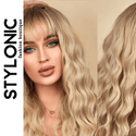 Stylonic Fashion Boutique Synthetic Ombre Brown to Light Blonde Hair Wig