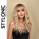 Stylonic Fashion Boutique Synthetic Ombre Brown to Light Blonde Hair Wig