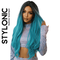 Stylonic Fashion Boutique Synthetic Wig Turquoise Blue Wig Turquoise Blue Wig | Blue Wigs | Stylonic Fashion Boutique