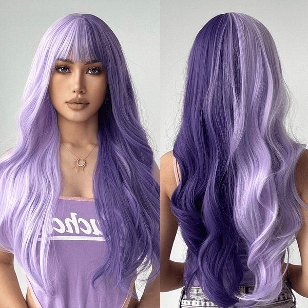 Stylonic Fashion Boutique Tow Tone Purple Wig