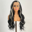 Stylonic Fashion Boutique Synthetic Wig White and Black Wig White and Black Wig - Stylonic Premium Wigs