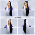 Stylonic Fashion Boutique Synthetic Wig White and Black Wigs Stylish White and Black Wigs: Features & Benefits