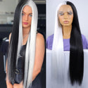 Stylonic Fashion Boutique Synthetic Wig White and Black Wigs Stylish White and Black Wigs: Features & Benefits