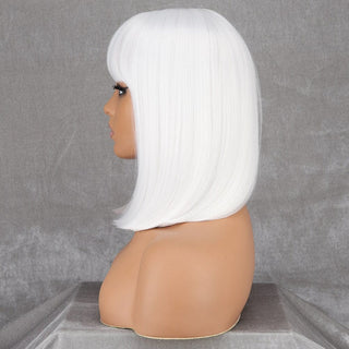 White Bob Wig