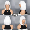 Stylonic Fashion Boutique Synthetic Wig White Wig White Wig - Stylonic Premium Wigs