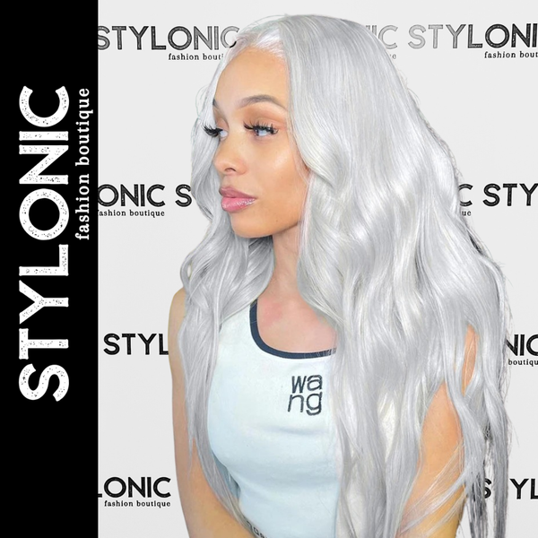 Stylonic Fashion Boutique Human Hair Wig White Wigs Human Hair White Wigs Human Hair - Stylonic Premium Wigs