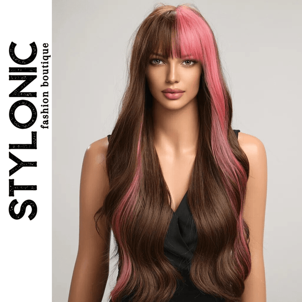 Stylonic Fashion Boutique EM8173-1 / China Wig Pink Streak