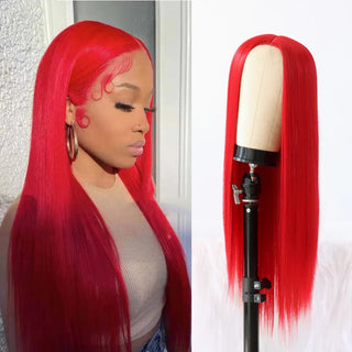 Red Lace Front Wig