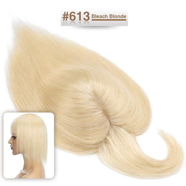 Stylonic Fashion Boutique China / 6 inches 27g / 613|7x13|Center Part|150% Women's Topper Hair
﻿