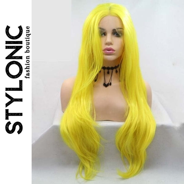 Stylonic Fashion Boutique Lace Front Synthetic Wig Yellow Lace Front Wig Yellow Lace Front Wig | Yellow Wigs - Stylonic 