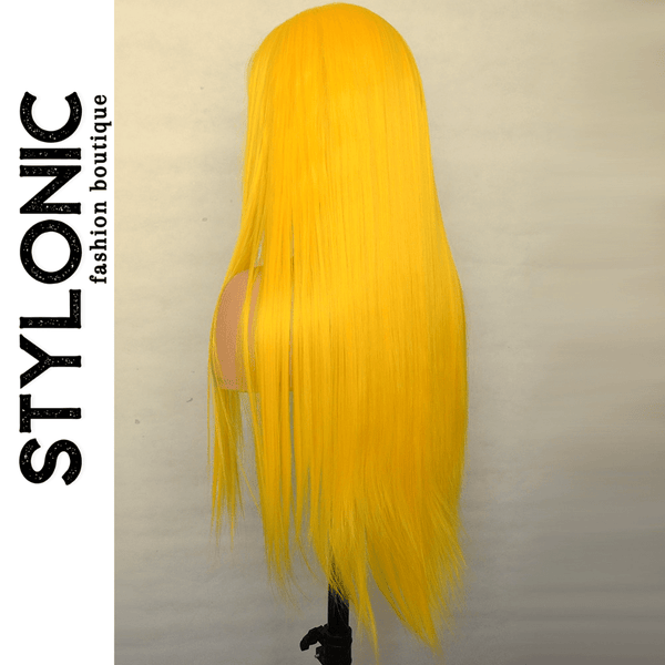 Stylonic Fashion Boutique Lace Front Synthetic Wig Yellow Synthetic T Lace Front Wig Yellow Synthetic T Lace Front Wig - Stylonic